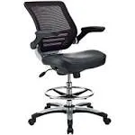 Modway Edge Black Drafting Chair