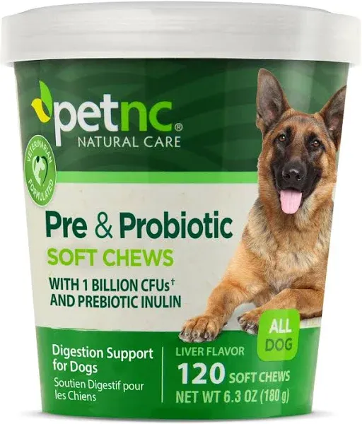 PetNC Natural Care Hip and Joint Soft Chews for Dogs, Liver, 6.3 oz, Seelct Your