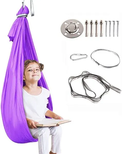 Therapeutic Sensory Swing - Soft Nylon Hammock for Kids with Special Needs