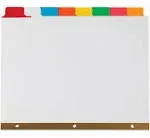 Staples Big Tab Write-On Paper Dividers