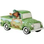 Enesco Jim Shore Leprechaun in Green Truck Figurine 6010268