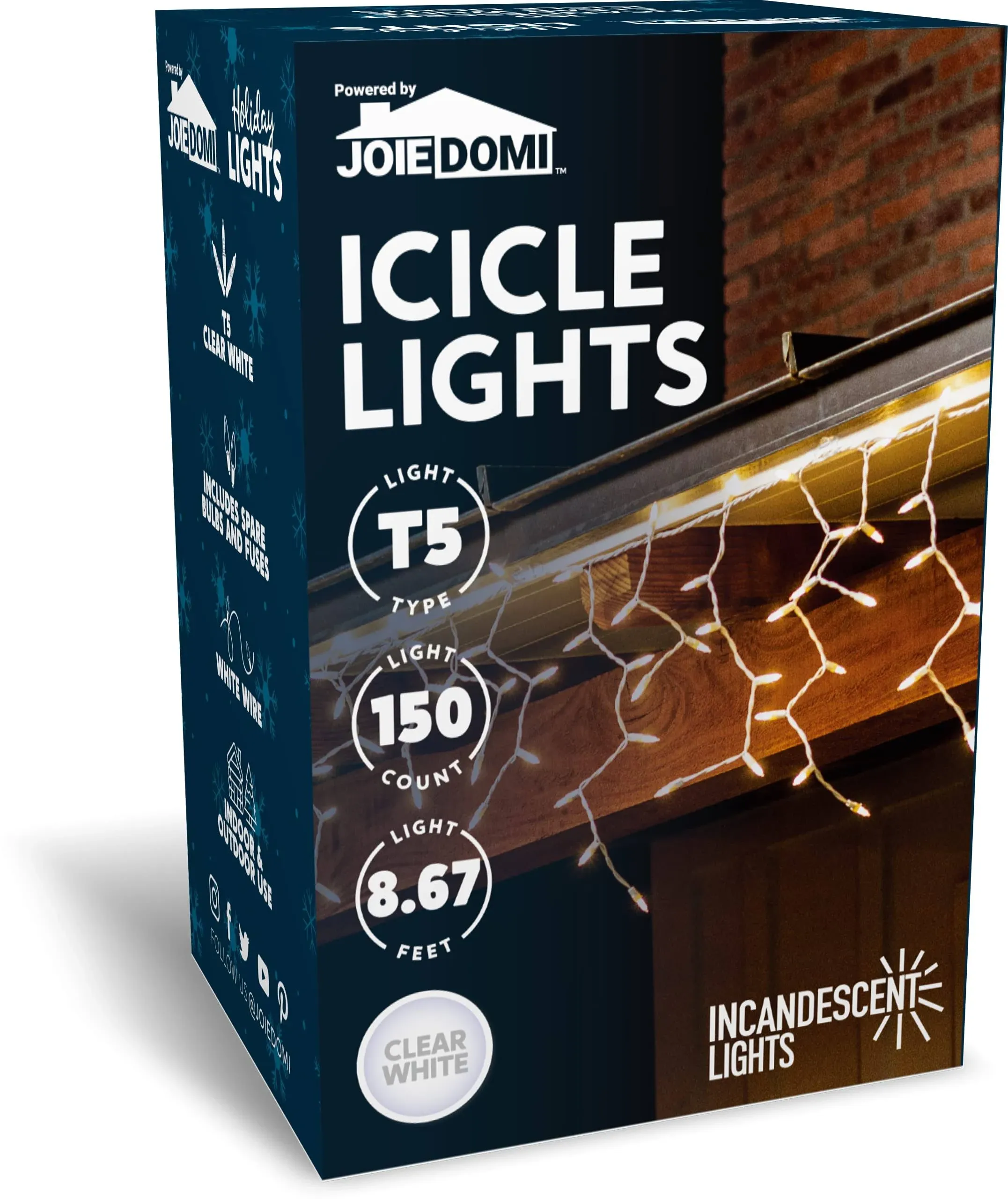 Joiedomi 150 Icicle Lights