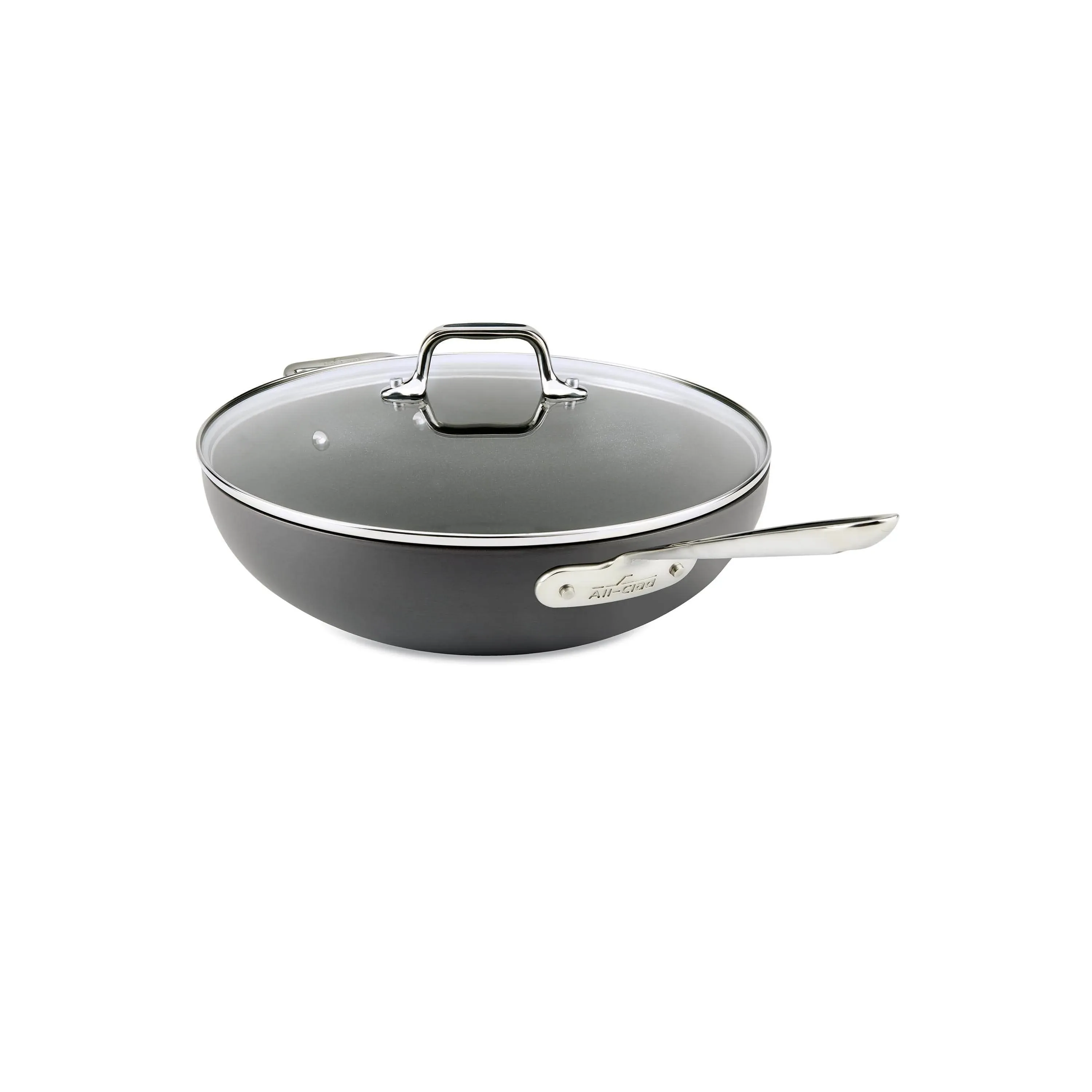 All-Clad HA1 Hard Anodized Nonstick 12" Chef's Pan with Lid