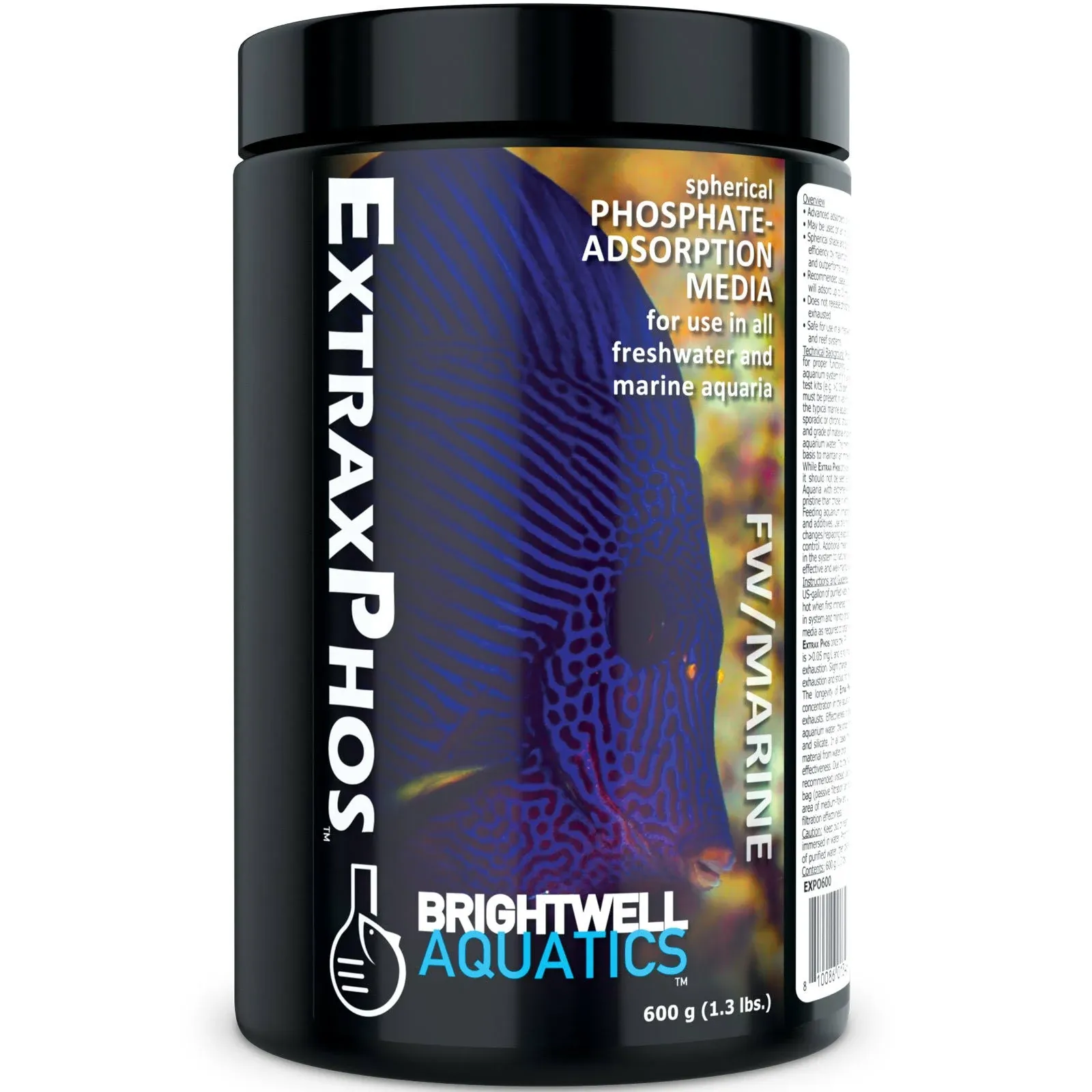 Brightwell Aquatics ExtraxPhos - Phosphate Removal Media for Marine Saltwater and Freshwater Aquariums