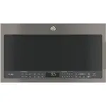 GE Profile 2.1 Cu. ft. Black Stainless Over The Range Sensor Microwave Oven-PVM9005BLTS