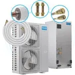 4 to 5 Ton 18 SEER Variable Speed MRCOOL Universal Central Heat Pump Split System - Upflow/Horizontal with Quick Connect Lineset - 50 Feet