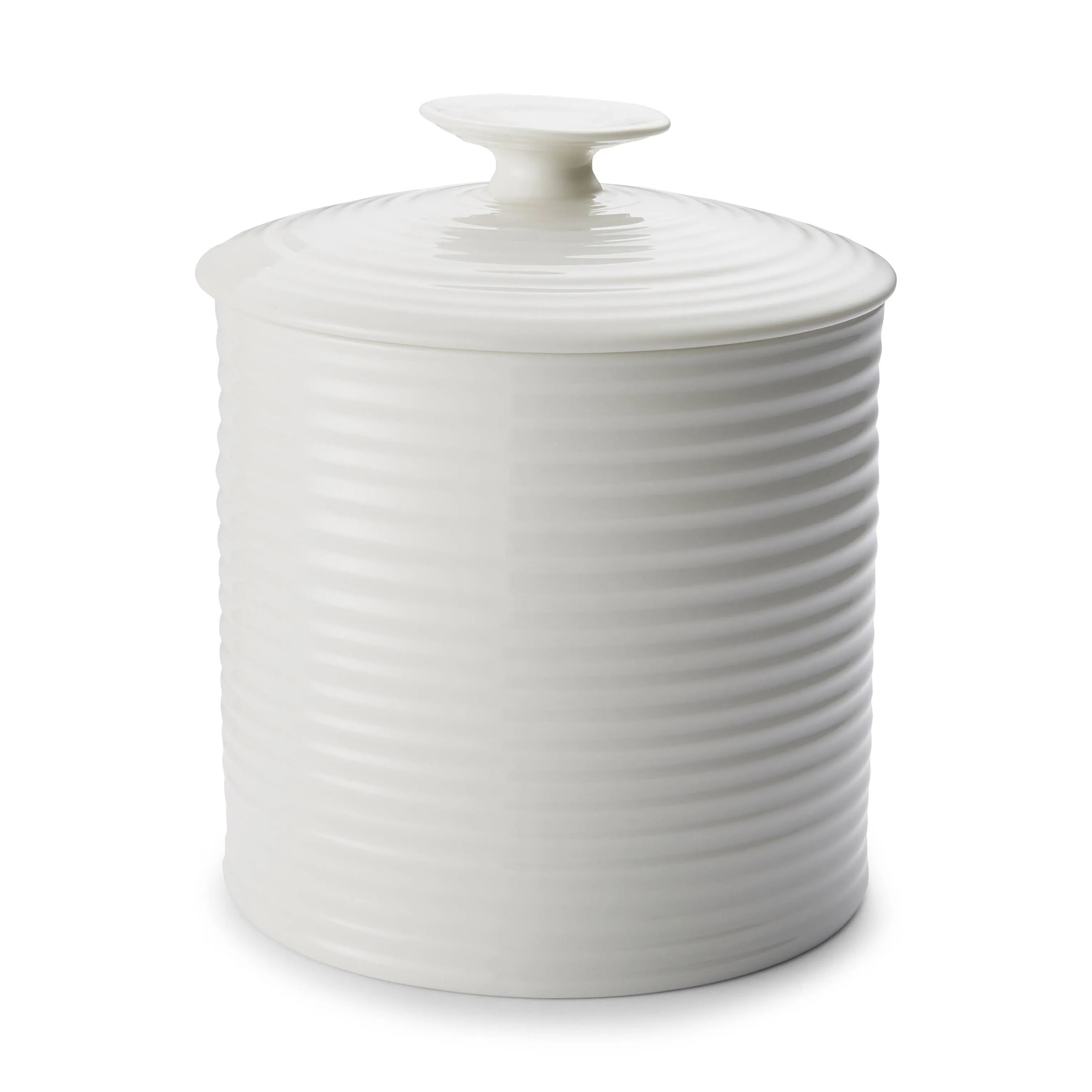 Portmeirion Sophie Conran Canister, White, L, 80 oz