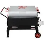 Creole Feast 150 Qt Double Sack Crawfish Boiler 2-Burners Propane Electronic Aluminum Boiler