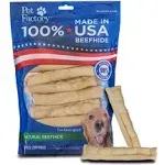 Pet Factory U.S.A. Beef Hide Chip Rolls Chews for Dogs (18 Pack), Small/5&#034;