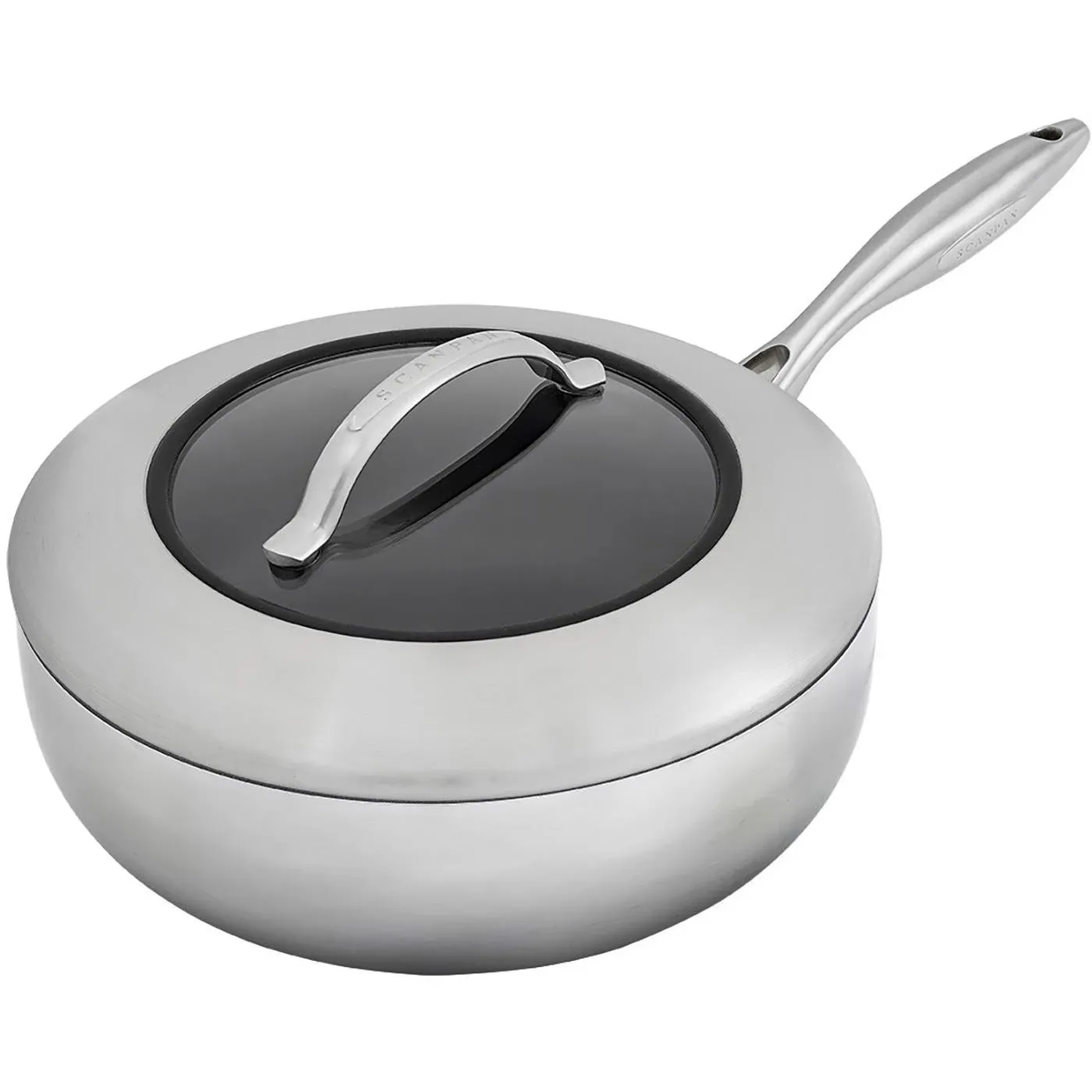 Scanpan - 65082600 CTX Covered Deep Sautè Pan, 4 Quart, Silver