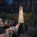 Nuu Garden 48000-BTU Black Steel Floorstanding Liquid Propane Patio Heater | AH001S