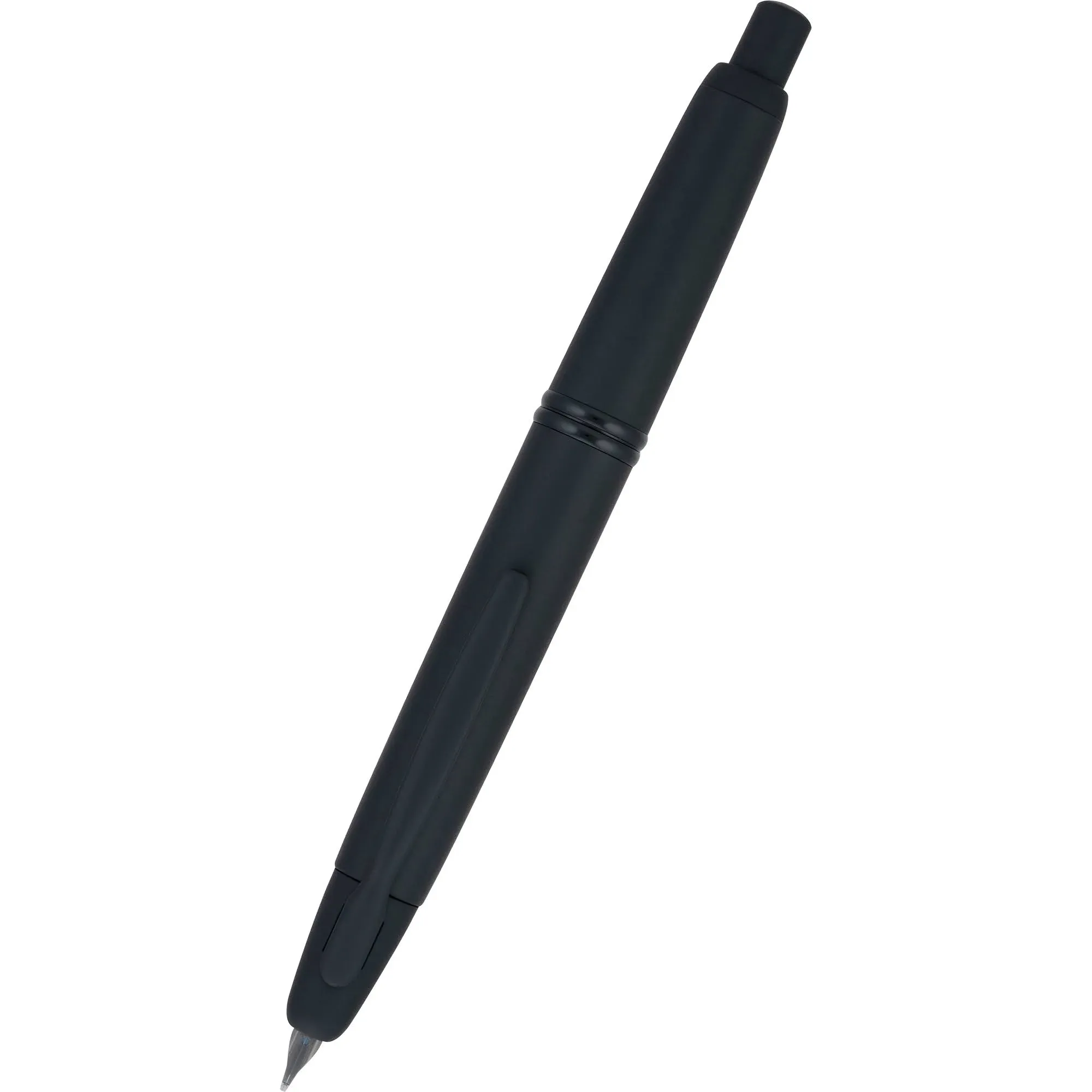 Pilot Vanishing Point Collection Retractable Fountain Pen, Matte Black Barrel, Blue Ink, Fine Nib (60580)