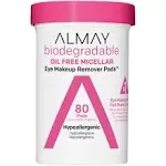 Almay 80-Count Biodegradable Oil Free Micellar Eye Makeup Remover Pads