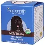 Herbsmith Milk Thistle Herbal Supplement for Dogs and Cats, 75g Powder