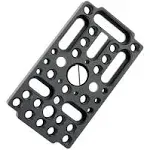 NICEYRIG Switching Plate Cheese Easy Plate for DSLR Railblock Dovetai Short Rods