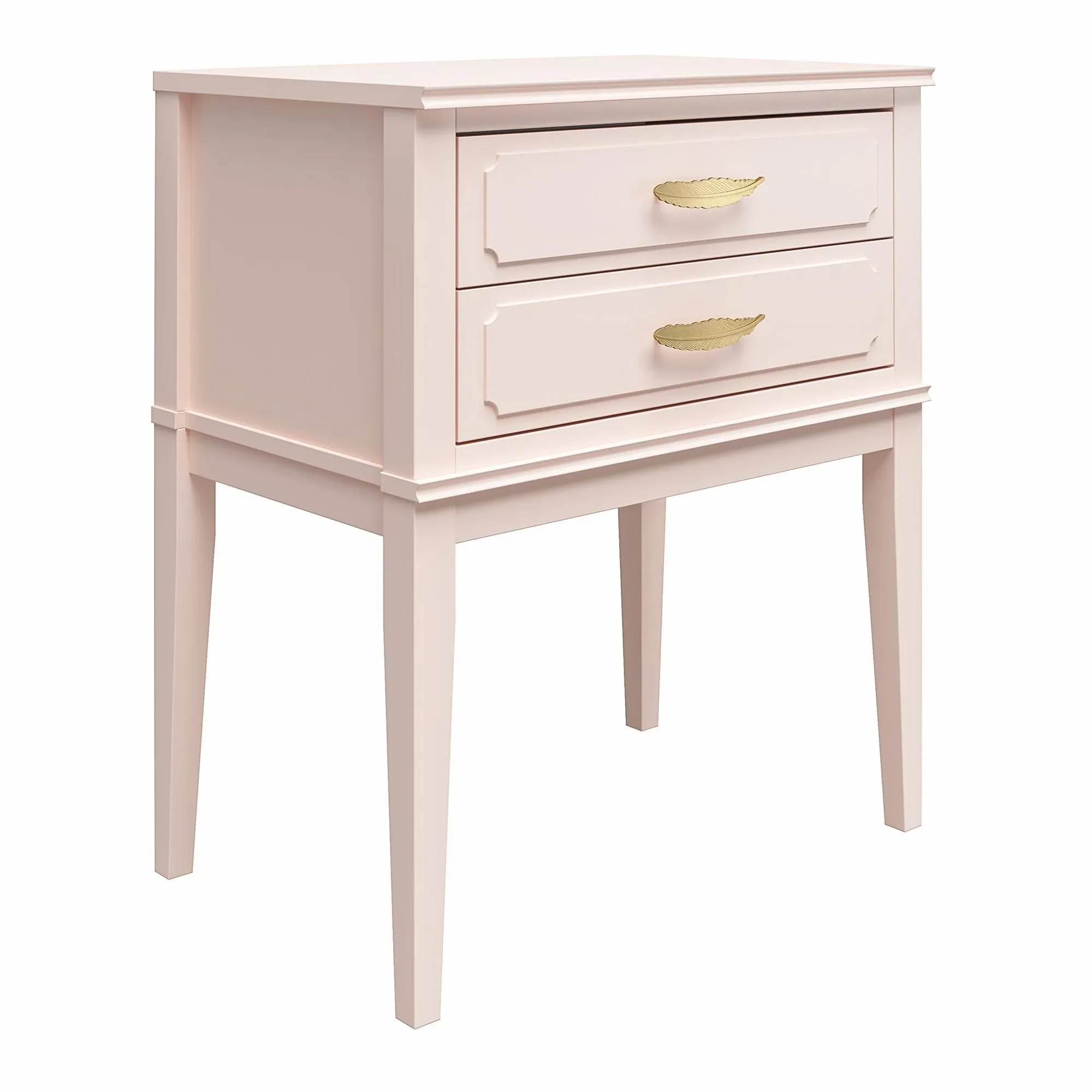 Mr. Kate Stella Accent Table, Pale Pink, 15.6D x 23.6W x 28H in