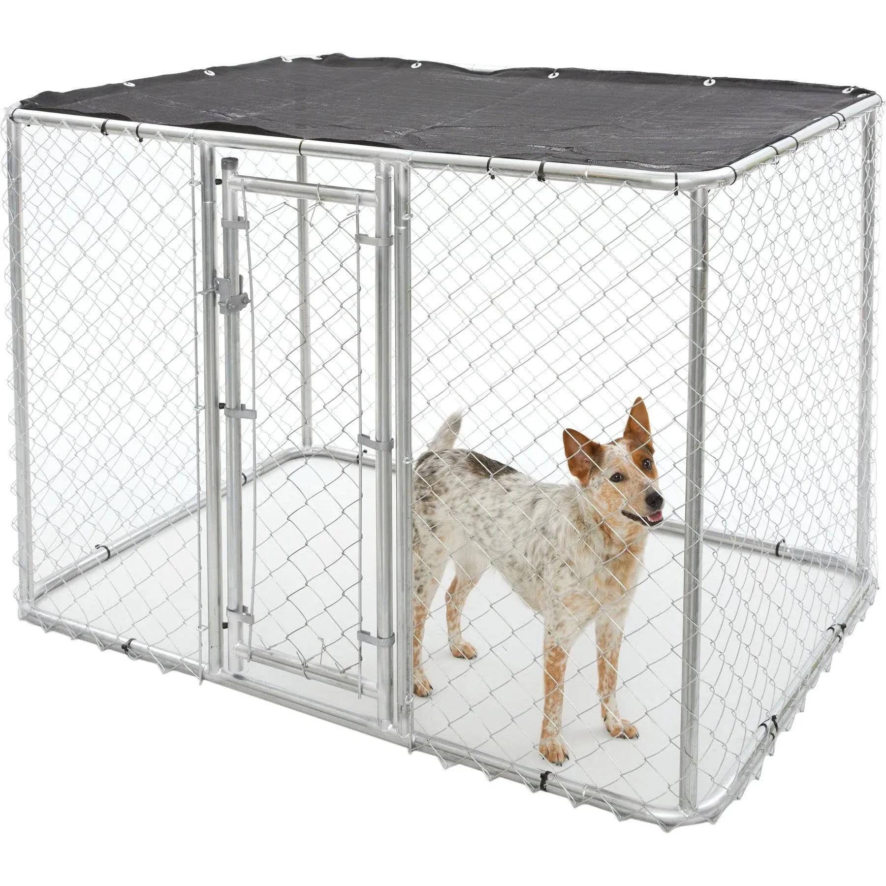 Midwest Homes for Pets K9 Steel Chain Link Portable Yard Kennel