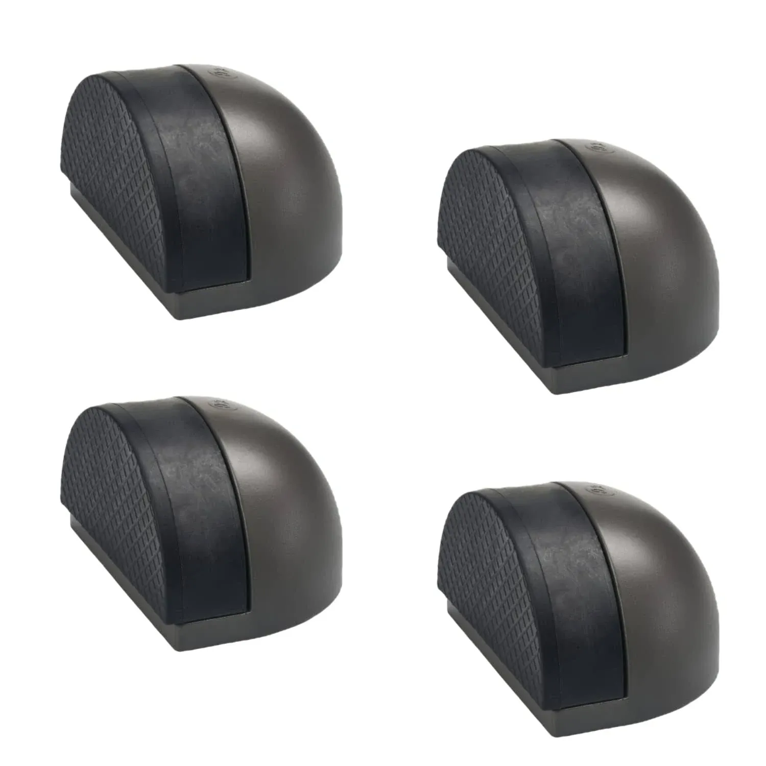 Floor Door Stopper with Rubber pad 4pack Semicircle Shaped Door Stopper Prote...