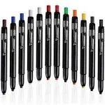 Listo 1620 - Box of 12 - ASSORTED COLORS - China Markers/Grease Pencils/China Marking/Pencils/Wax Pencils