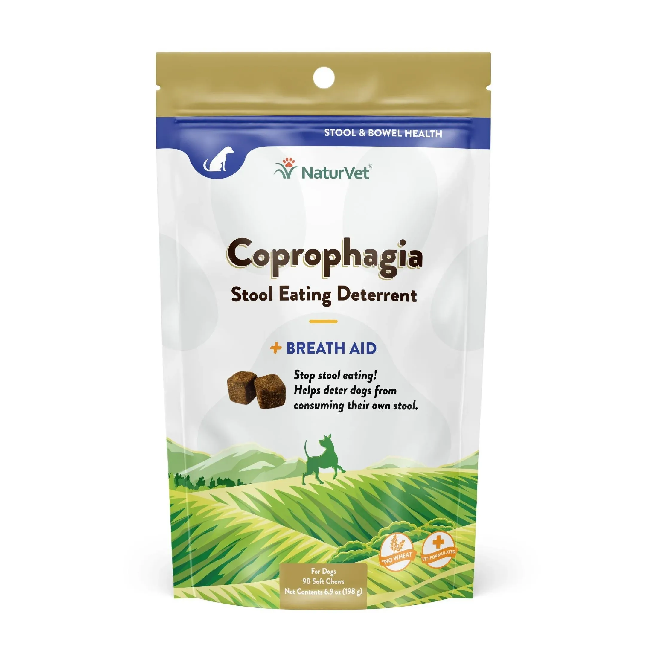 NaturVet Coprophagia Deterrent Soft Chew, 90 Chews