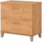 Somerset Lateral File Cabinet in Maple Cross - Bush Furniture WC81480