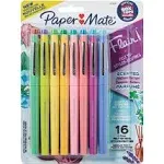 Paper Mate Flair Scented Felt Tip Porous Point Pen, Nature Escape Scents, Medium 0.7 mm, Assorted Ink and Barrel Colors, 16/Pack