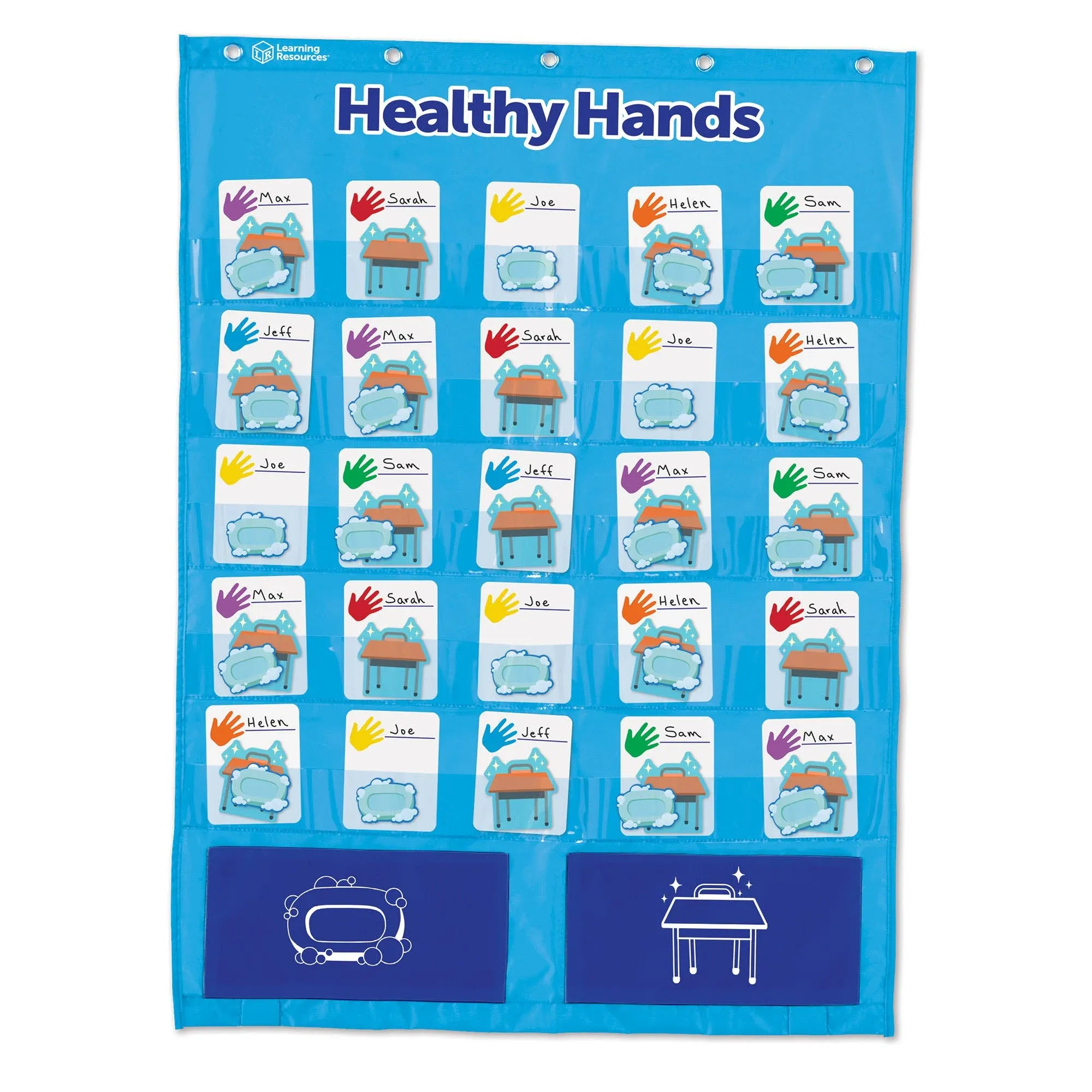 Educational Insights Educational Learning Resources Healthy Hands Pocket Chart