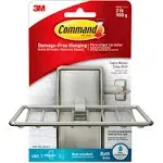 3M Command Bath Soap Dish Holder Adhesive Holds 2lb Satin Nickel 1 Dish 2 Strips