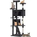 FDW 70in Multi-Level Durable Cat Tree