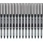 Pilot Precise V5 Stick Liquid Ink Rolling Ball Stick Pens, Extra Fine Point (0.5mm) Black, 14-Pack (15403)