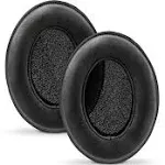 Brainwavz Sheepskin Ear Pads for ATH M50X, M50XBT, M40X, HyperX, SHURE, Turtle Beach, AKG, ATH, Philips, JBL, Fostex Replacement Memory Foam Earpads & Fits Many Headphones (See List), Leather Oval