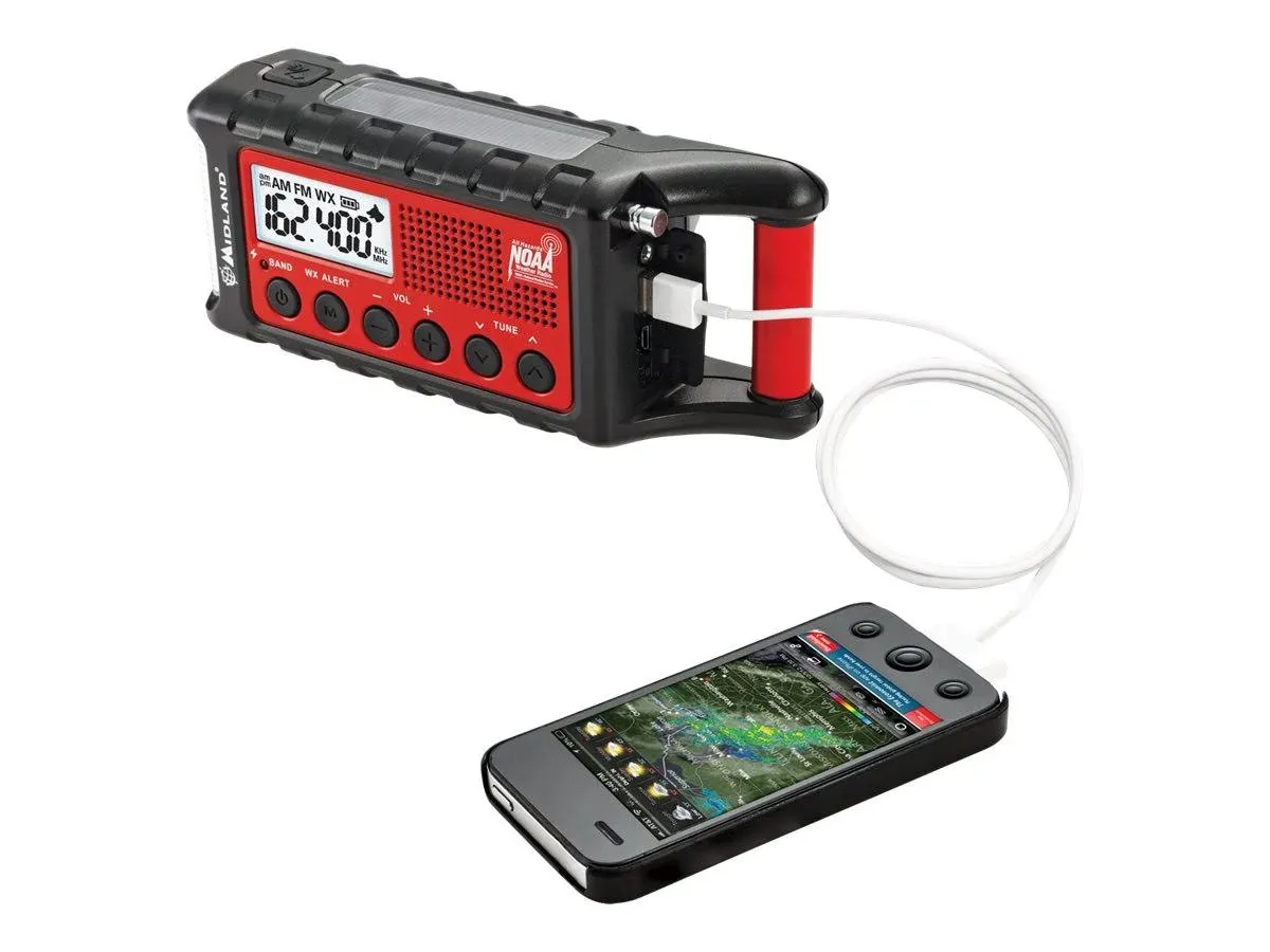 Midland ER310 E-Ready Emergency Crank Weather Radio