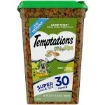 Temptations MixUps Catnip Fever Flavor Crunchy and Soft Cat Treats, 30 oz.