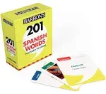 Barron's 201 Spanish Words You Need to Know Flashcards