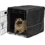 Midwest Quiet Time Pet Crate Cover Black 24.5&#034; x 17.5&#034; x 19&#034; CVR-24