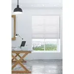 Arlo Blinds Single Cell Light Filtering Cordless Cellular Shades, Color: Pure White, Size: 18" W x 48" H