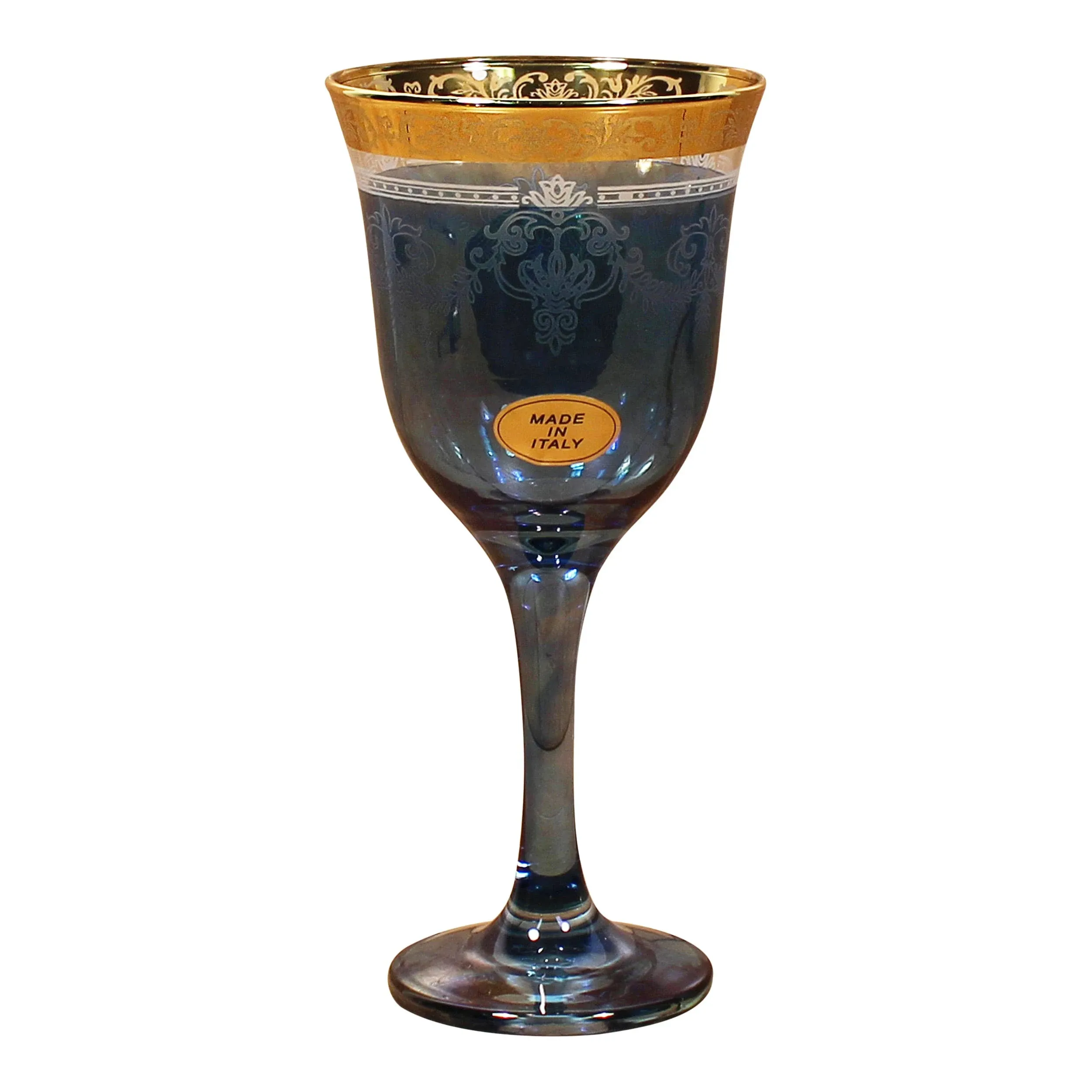 Lorren Home Trends Blue Goblets (Set of 6)