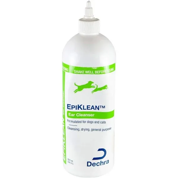 Dechra EpiKlean Ear Cleanser for Dogs & Cats Cleansing, Drying & General Purpose