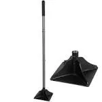 Walensee Steel Tamper 48 inch Steel Handle 10&#034;x10&#034; Garden Tamper with Rubber ...