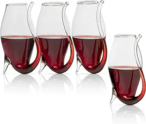 Wine Savant Elegant Port Sipper Glasses - 4 pack