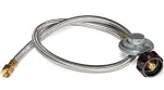 Blackstone Heavy-Duty Braided Stainless Steel Regulator Propane Hose 20LB Tanks