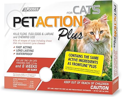 PetAction Plus Flea and Tick Treatment for Cats