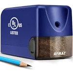 AFMAT Electric Pencil Sharpener Heavy Duty, Classroom Pencil Sharpener for 6....