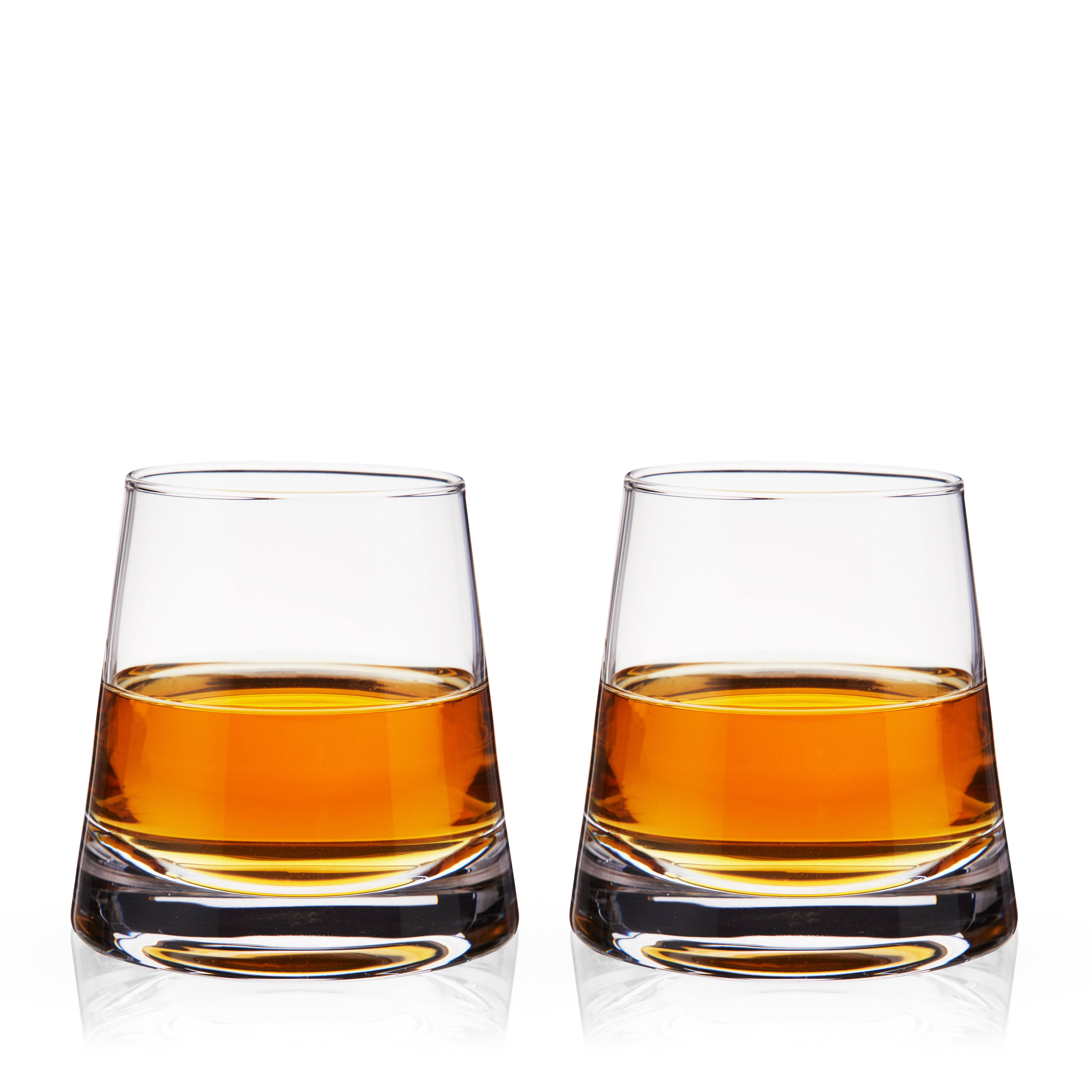 Viski Burke Crystal Whiskey Glasses Set of 2