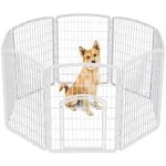 IRIS USA Exercise 8-Panel Pet Playpen with Door