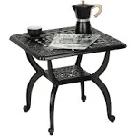 Jardin De Centennial Cast Aluminum Outdoor Side Table