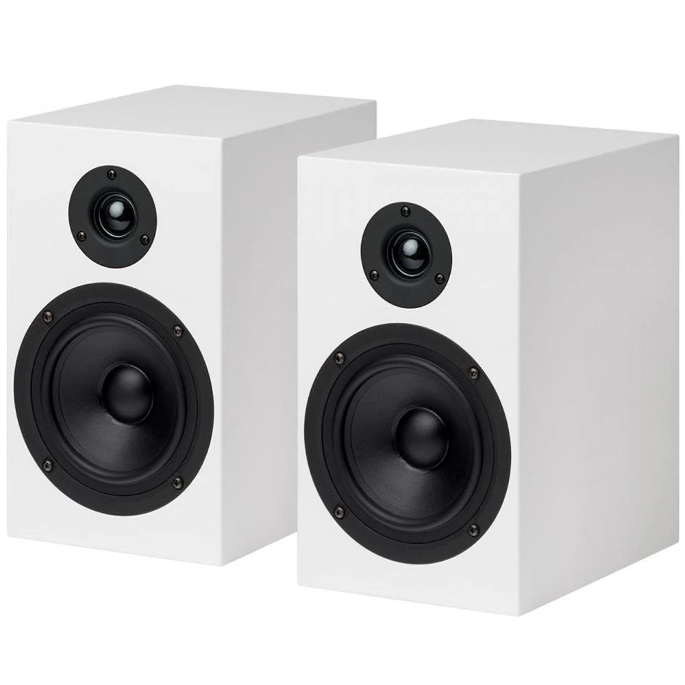 Pro-Ject Speaker Box 5 Audiophile Home Bookshelf Speakers (Pair) - White