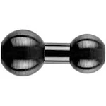 Tackform Aluminum 20mm Ball to 17mm Ball Adapter | Compatible with Garmin and other GPS devices with 17mm Ball Connections