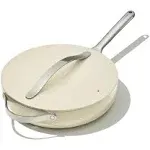 Caraway Home Ceramic Saute Pan - Cream