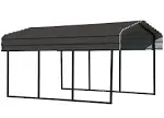 Arrow Shed CPHC101507 Heavy Duty Galvanized Steel Metal Multi-Use Shelter, Shade, Carport, 10' x 15' x 7'